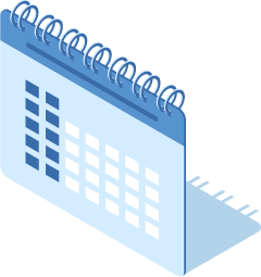 Calendario contable personalizable
